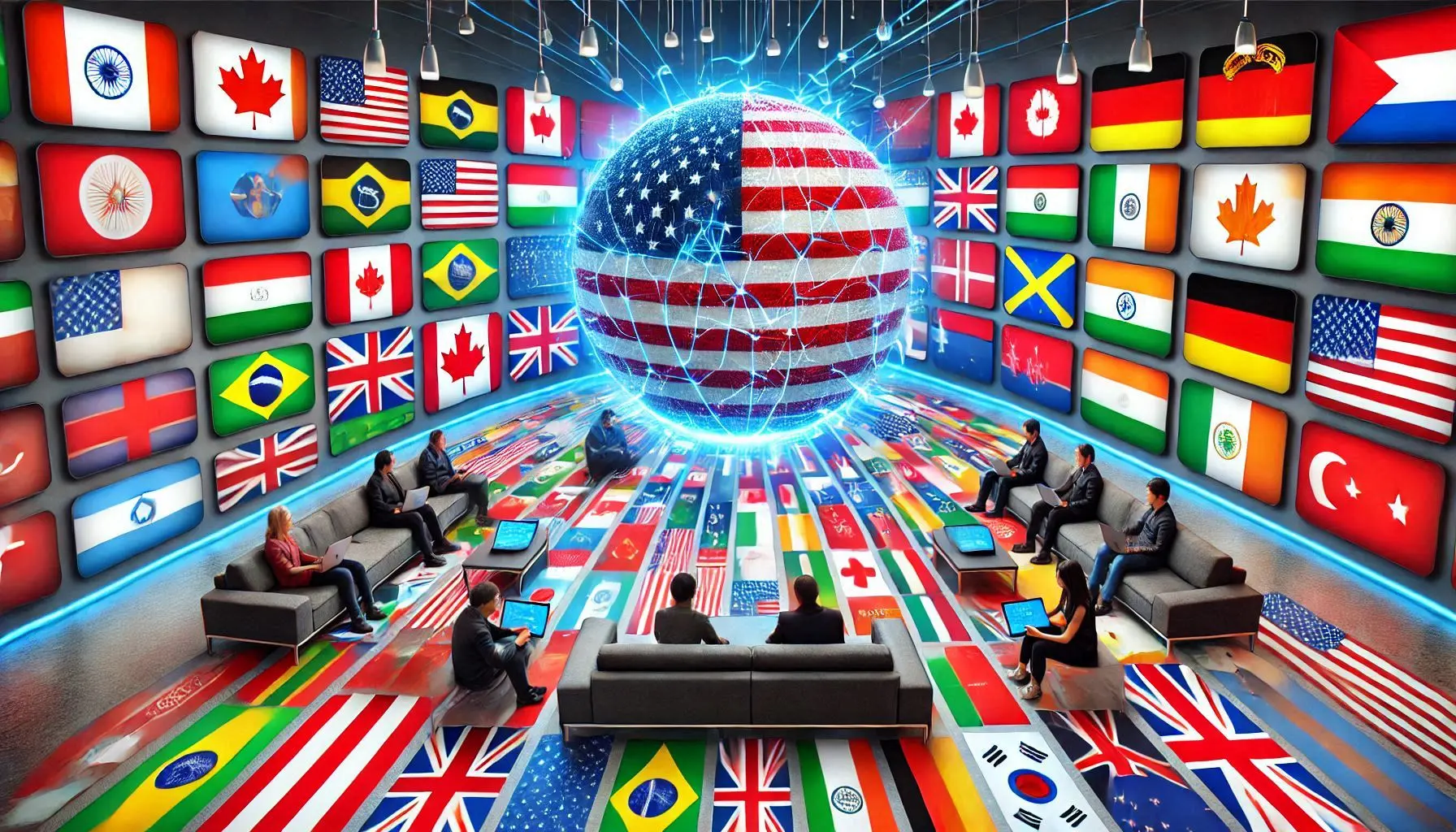 4K IPTV streaming on smart TV showing crystal-clear Ultra HD channels